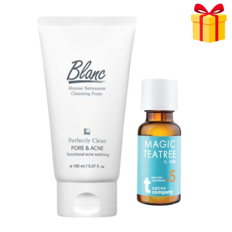 ニキビ&ニキビ跡ケア2種(マジックティーツリーオイル 20ml + マジックトラブル洗顔 150ml)