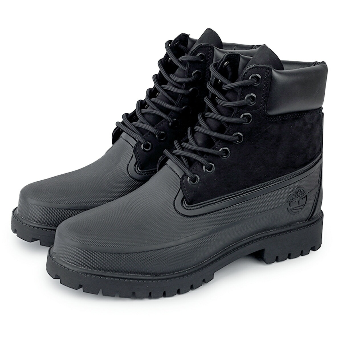 TIMBERLAND RUBBER TOE 6INCH-REMIX BLACK NUBUCK