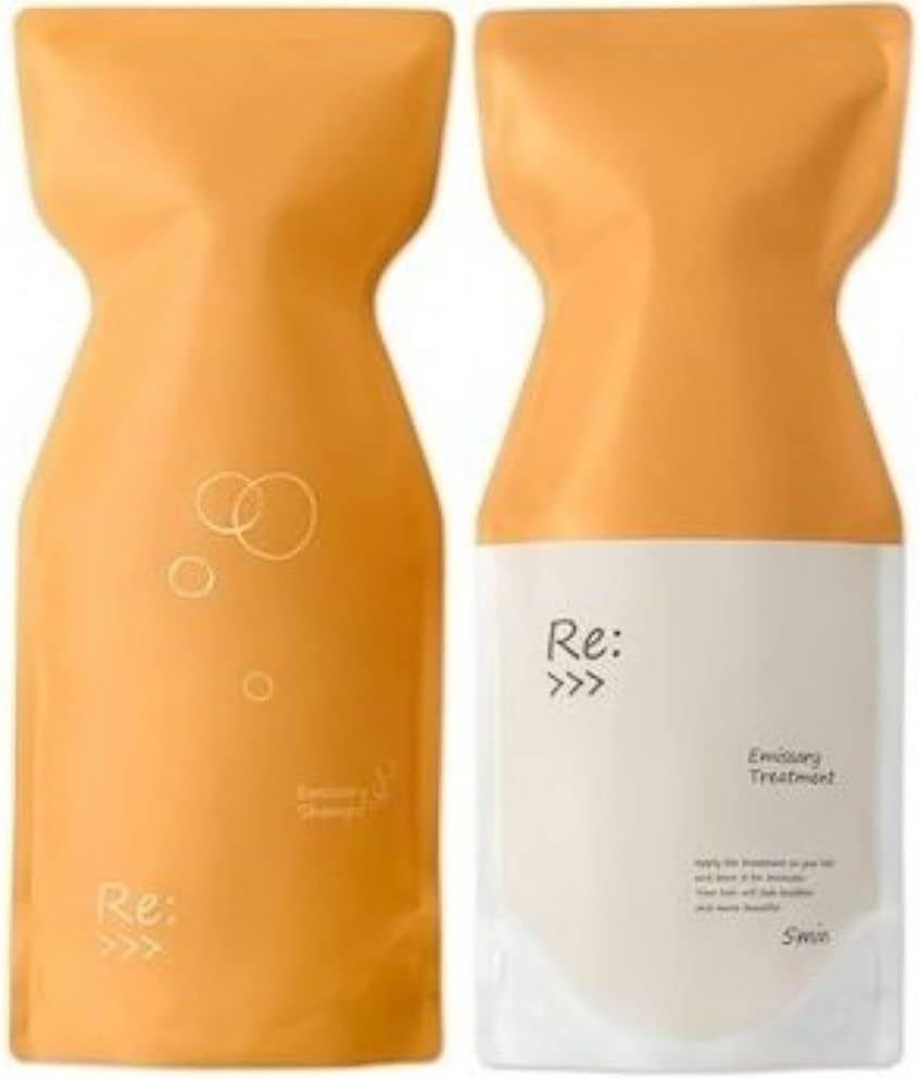 ADJUVANT アジュバン リ:エミサリーシャンプーR 600ml & トリートメントR 600g 詰替用セット