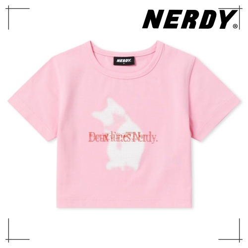 NDY ウーマンズ ディロ クロップ 半袖 Tシャツ PINK