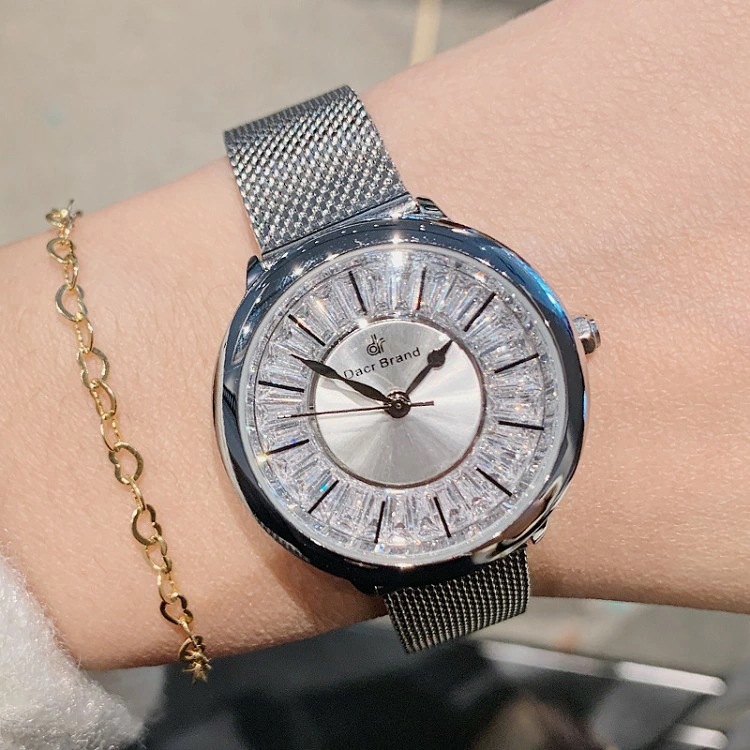 レディースウォッチ 大ヒット中 DACR 腕時計 レディース 防水 ウォッチ おしゃれ かわいい シンプル 人気 カジュアル 10代 20代 30代 40代 上品 プレゼント クリスタル キラキラ 4,802円