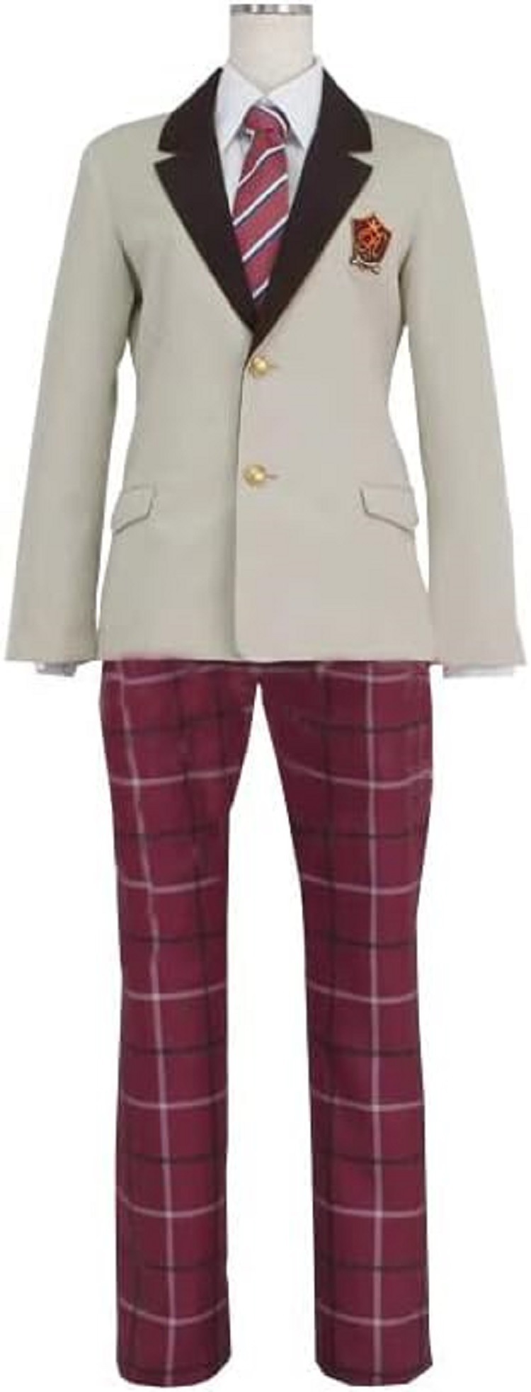 巴日和 玲明学園制服 コスプレ衣装 男女共用 撮影用 ユニフォーム 舞台演出服 クリスマス仮装