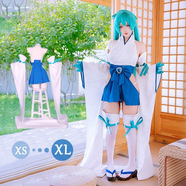 【今だけ！爆売れ商品！】魔法少女にあこがれて マジアアズール 薄氷巫女 コスプレ衣装