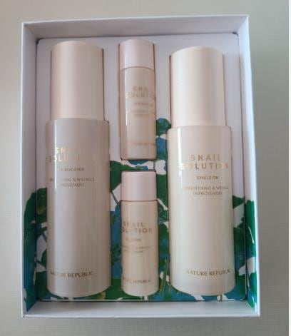 スネイルソリューション2種企画セット(スキン130ml+31ml+エマルジョン120ml+31ml)/スキンケア