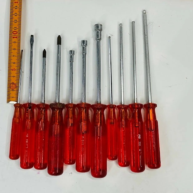 PB SWISS TOOLS　ピービースイスツールズ　ドライバー11本セット臭い付き使用感あり【メール便】代引きはできません