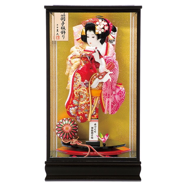 羽子板 正月 初正月 ケース アクリル 立体 振袖羽子板 浅妻 まり 毬 かわいい 送料無料 コンパクト ミニ新作 秀光 限定品 特選 目玉商品 買得 人気 ランキング P6801