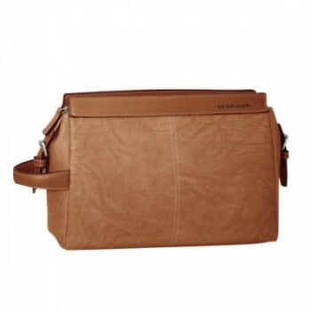 ED KRUGER クラフト ポーチ三角 13-0989 ブラウン