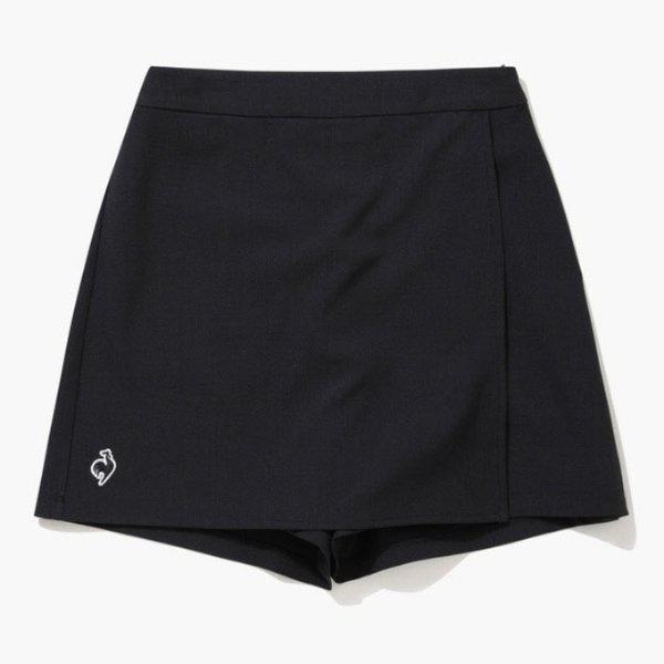 ショートパンツ CQK QQ122THP31-BLK ウーブン ラップスカート ショーツ / BLACK