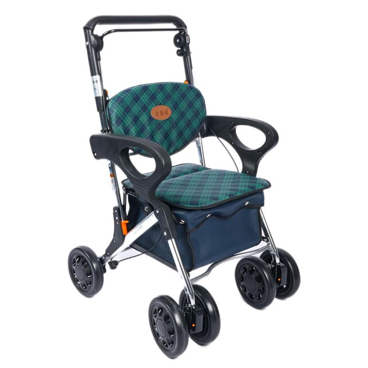 シルバーカー 軽量 折りたたむ おしゃれ 高齢者用 手押し車 歩行車 買い物カート CP-005B( ブラック)