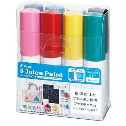 （まとめ買い）水性マーカー ジュースペイント 太字 8色セット SJP-200B-8C [x3] 5,585円