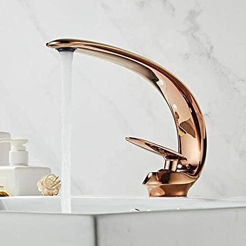 Generic Faucet Basin Bathroom Sink Mixer Tap Brass Wash Basin Single Handle Single Hole Anti-Rust An