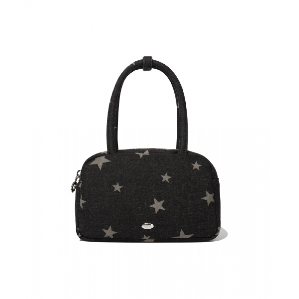 COVERNAT WOMAN クローバーハートトップハンドルスタートートバッグダークグレー