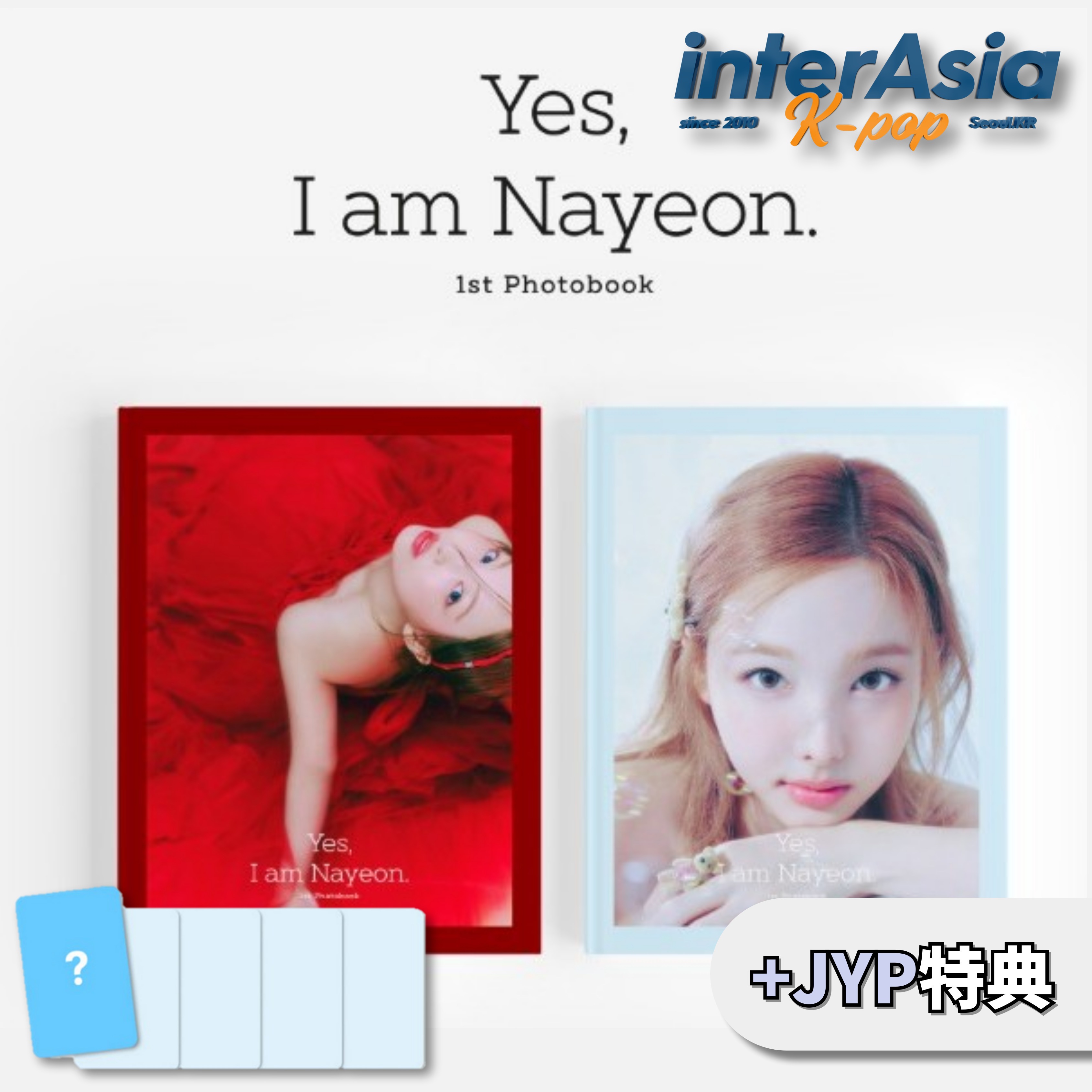 [02月21日以後入荷] NAYEON (TWICE) - Photobook Yes, I am Nayeon. 2種選択 +JYP特典 イムナヨン 写真集 公式グッズ
