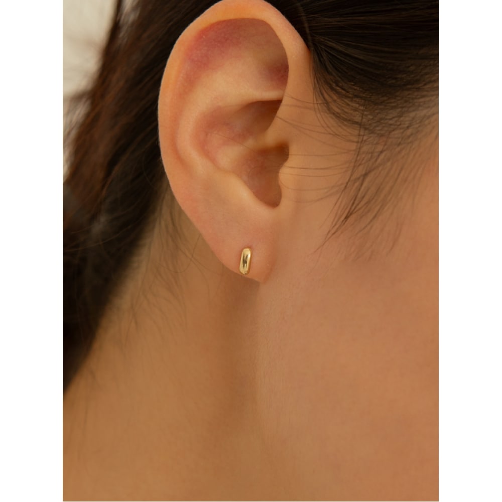 LUNNE 14k ミニビーンピアス 14k ゴールド #LFPI13