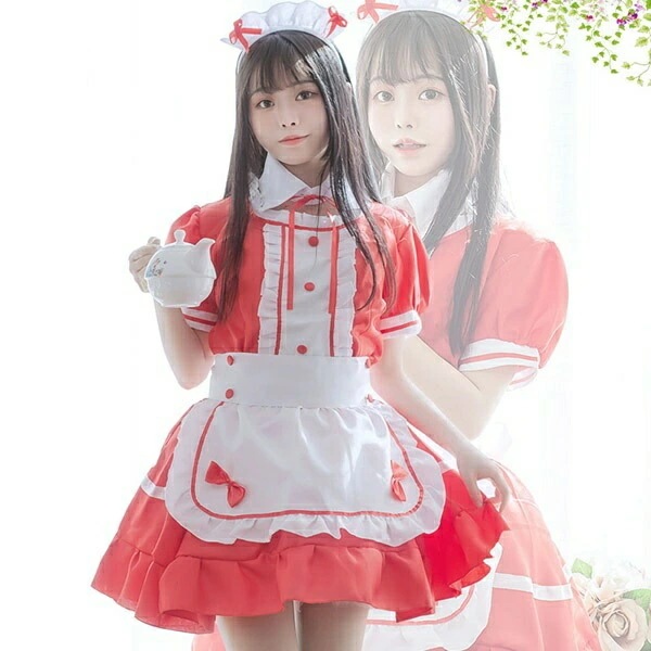 メイド服 コスプレ メイド ハロウィン 衣装 大人 セクシー コスチューム レディース エプロンドレス メイド エンジェル 仮装 かわいい 大人用 イベント 忘年会 新年会 定番 オススメ エプロン