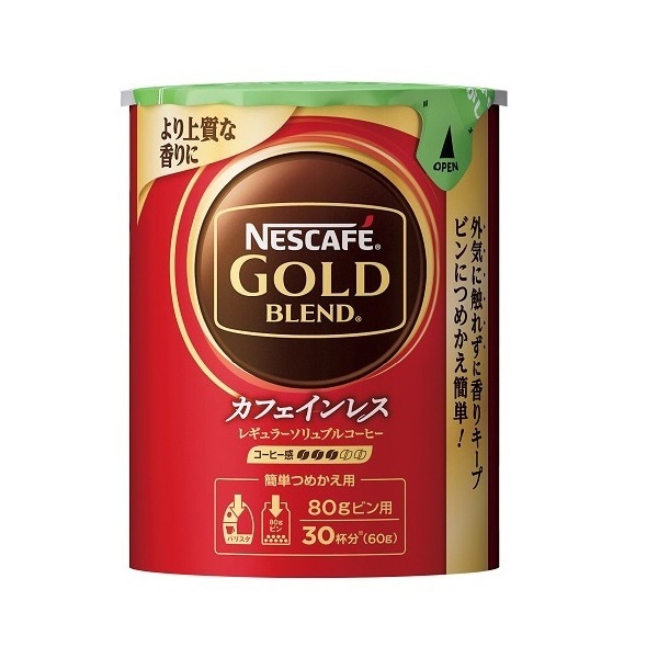 ネスカフェ ゴールドブレンド カフェインレスエコ&システムパック 60g 12 メーカー直送
