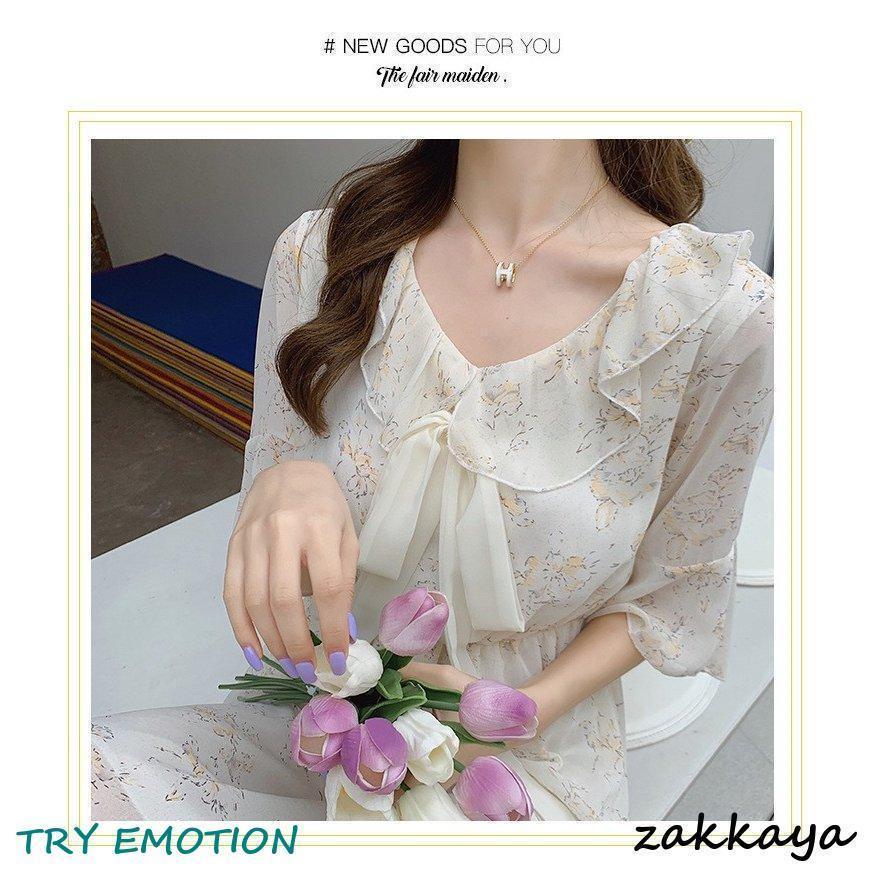 ワンピース レディース 40代 マキシワンピース 春 夏 半袖 ワンピース 花柄 シフォン リボン付き オシャレ 結婚式 ドレス お出かけ 大人 可愛い 30代 50代