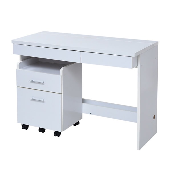 JKプラン デスク シンプルデスク 2点セット SGT-0125-WH ホワイト