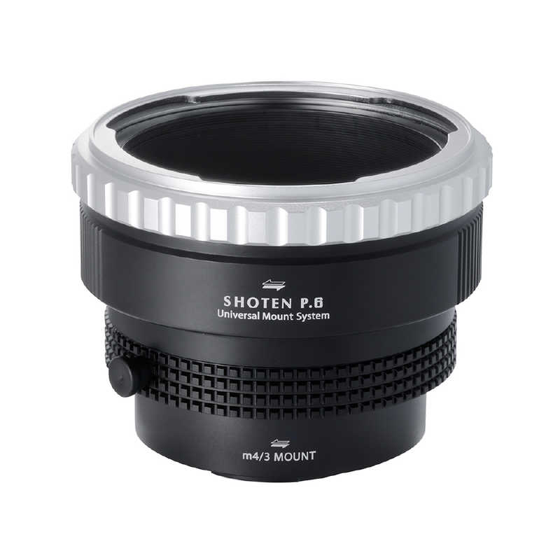 SHOTEN　マウントアダプター UMSシリーズ (ペンタコンシックスキエフ60マウントレンズ マイクロフォーサーズマウント変換) ブラック　P6-m43-U