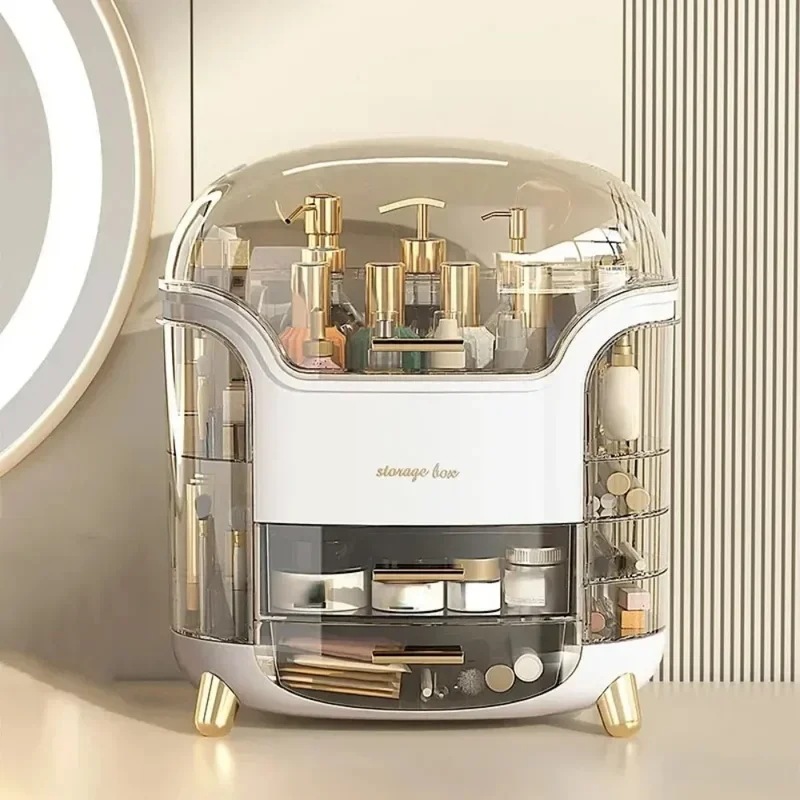 防塵収納ボックス,化粧品引き出し,大容量,家庭用,口紅,ジュエリー収納キャビネット