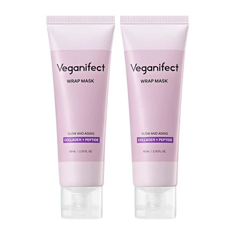 [1+1] ラッピング低分子コラーゲンパック 80ml x 2個 -低分子コラーゲン