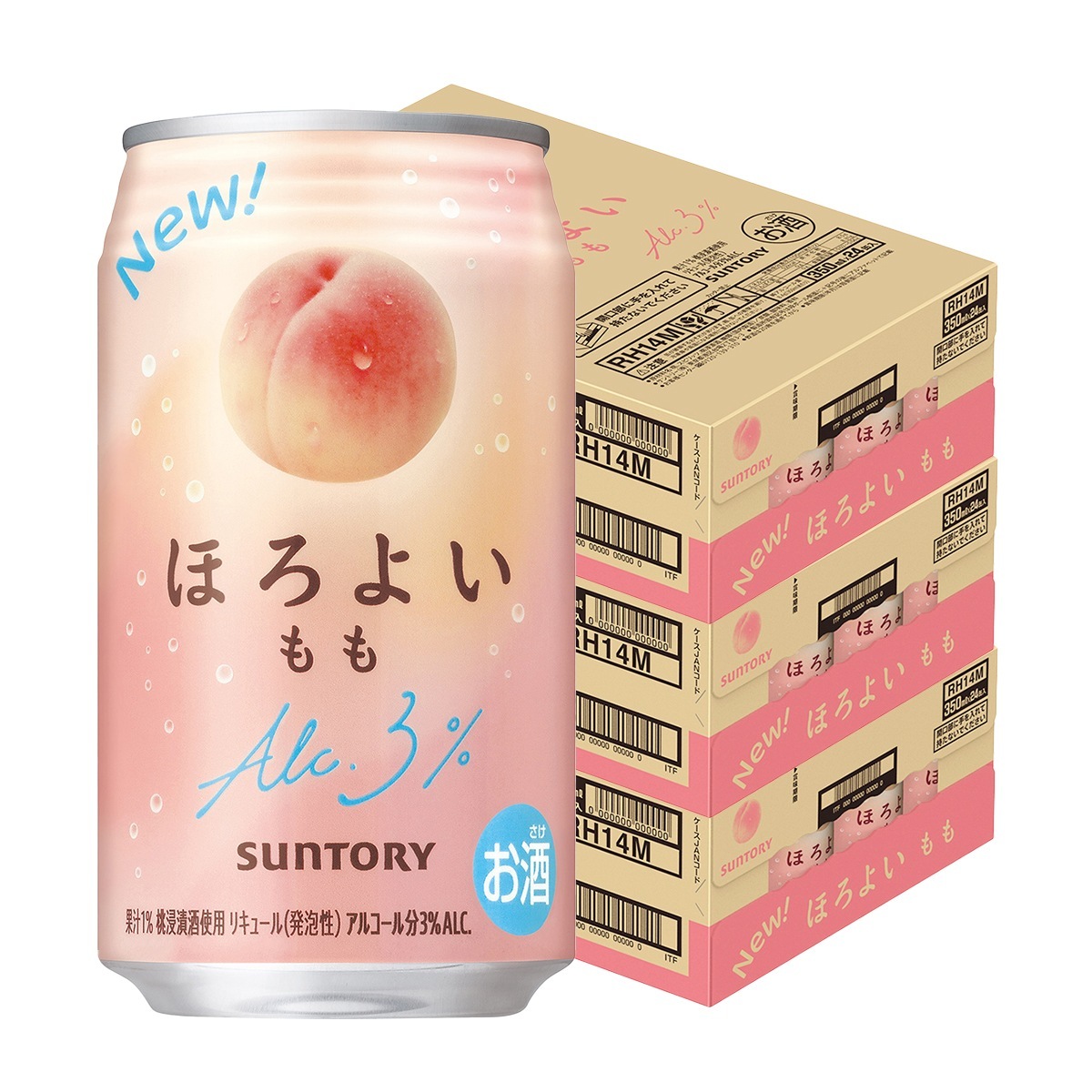 サントリー ほろよい もも 350ml×3ケース/72本