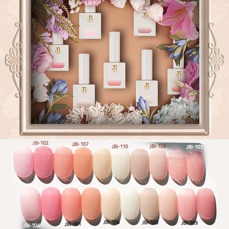 [GRACIA JIN B] 【Pianissimo】 SYRUP 11ml 10色 セット / エレガントでロマンチックな「ピアニシモ」シロップジェルネイルシリーズ