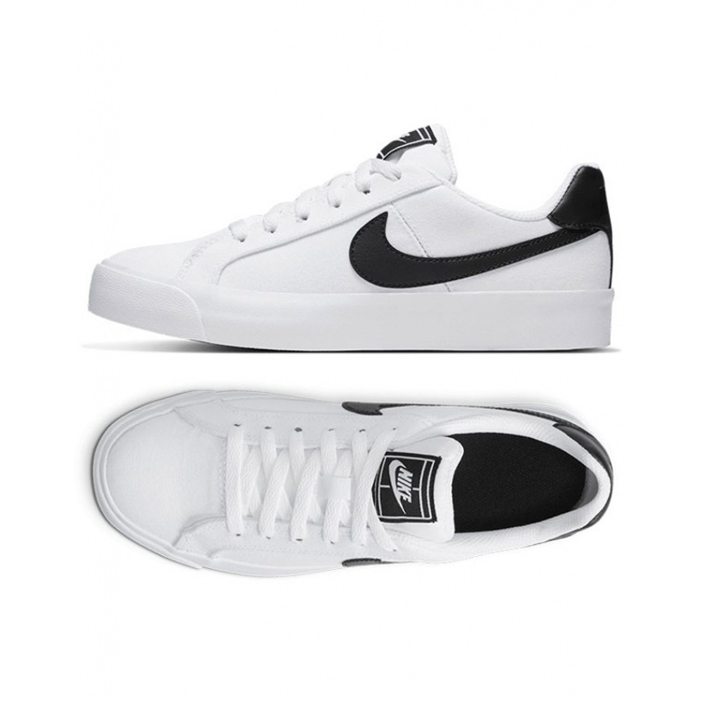 ナイキスニーカースニーカーレディースコートロイヤル AC キャンバス CD5405-100 P2309