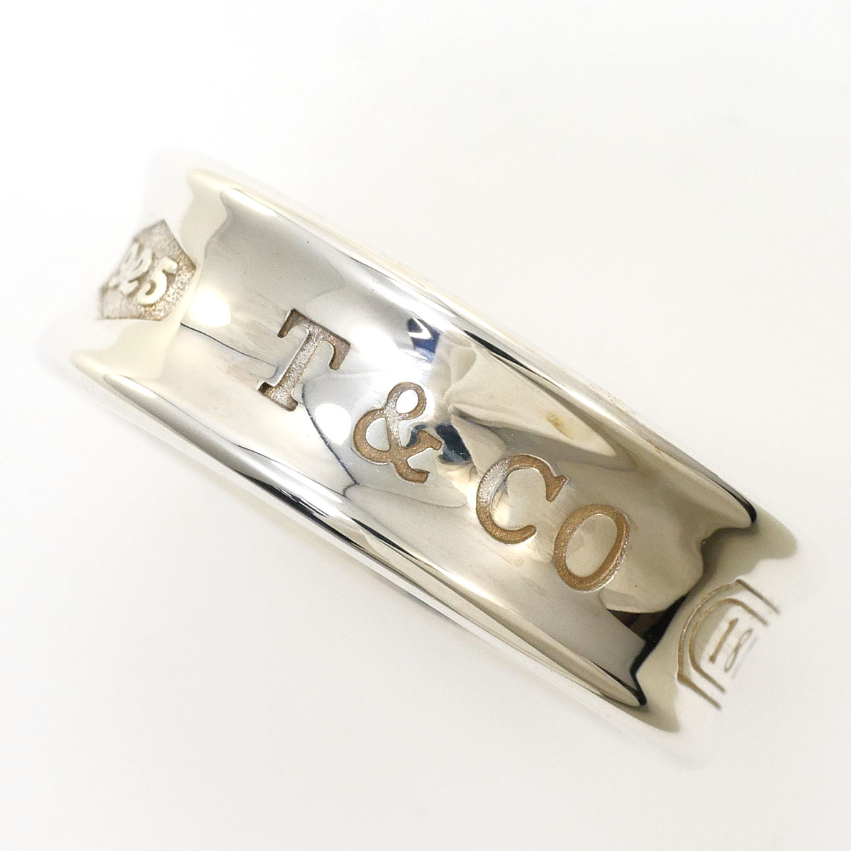 ティファニー 1837 シルバー リング・指輪 9.5号 総重量約6.9g ジュエリー 中古