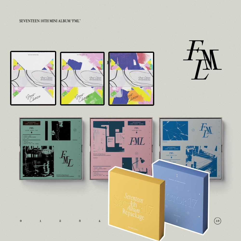 SEVENTEEN 8集 Mini Album YOUR CHOICE / 4TH SECTOR 17 / FML