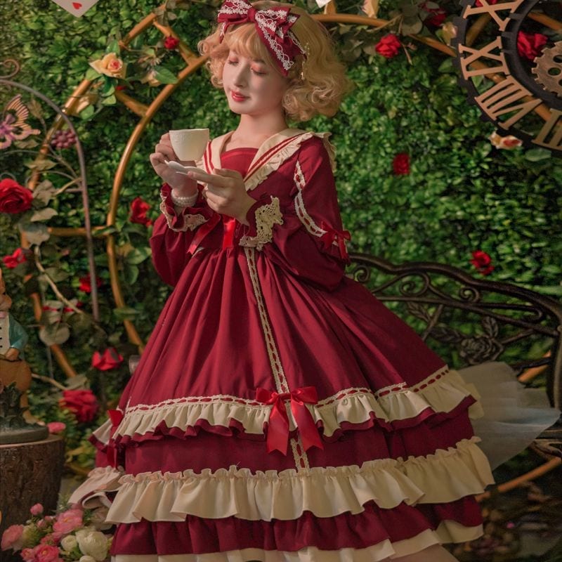 新作長袖ワンピース ロリータ 今週は25%オフセクシーかわいいコスプレハロウィン衣装 成人式女性ミ制服 パーティードレスJkセット ふわふわ プリンセスドレスロールプレイングロリ ータロリータクラ風お
