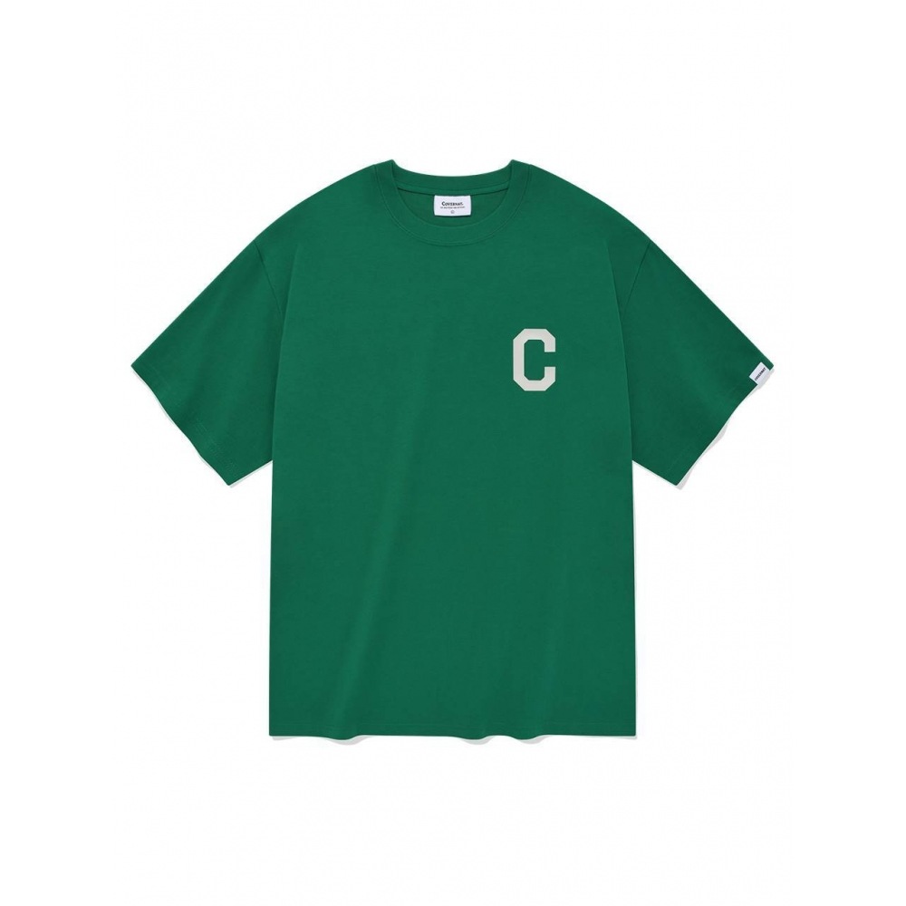 コバーナット C ロゴ T シャツグリーン