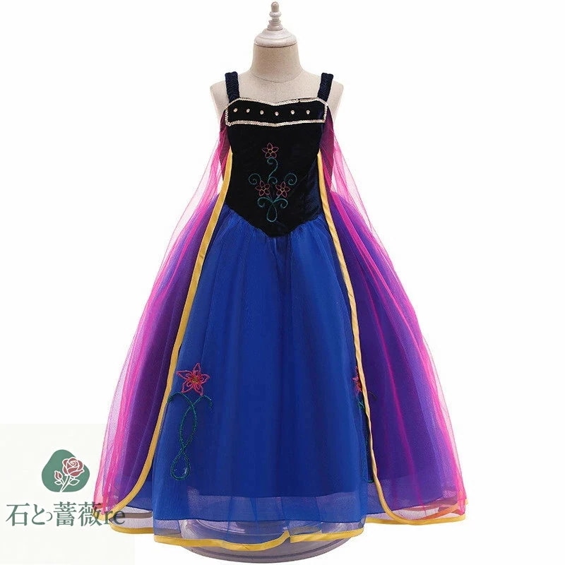 【実店舗が人気】子供 ワンピース プリンセス ドレス お姫様 コスチューム キッズ クリスマス ハロウィン 仮装 衣装 発表会 女の子 プレゼント　海外通販