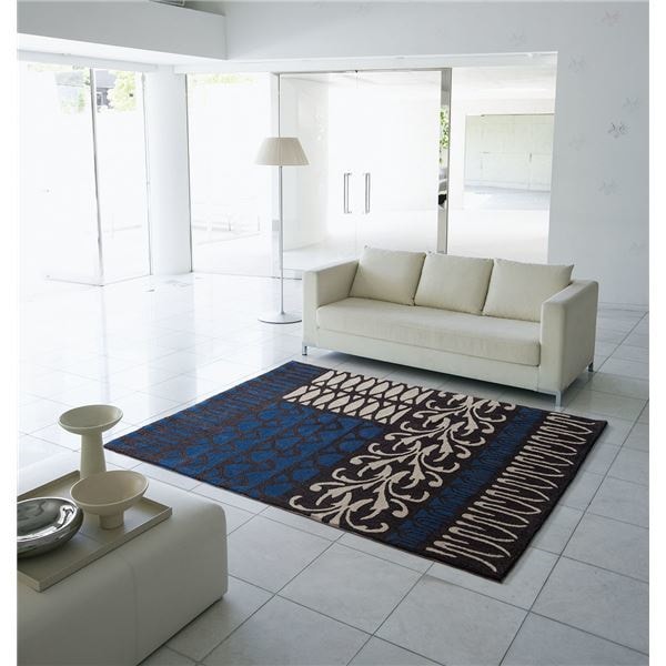 スミノエ ラグマット NEXTHOME YARD RUG 140x200cm ブルー