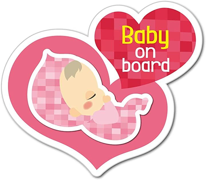 赤ちゃん乗っています Baby On Board マグネット ステッカー サイン マグネット， No