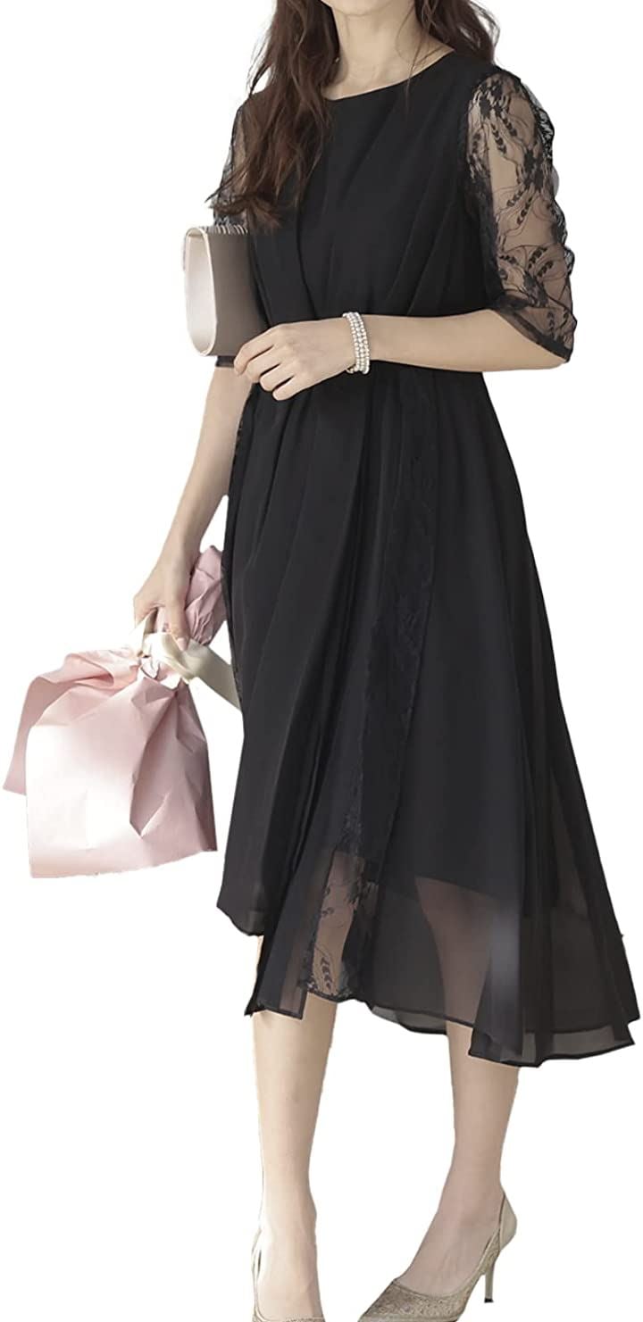 パーティ ワンピース ドレス レディース ブラック( ブラック / 104, XL) 9,984円