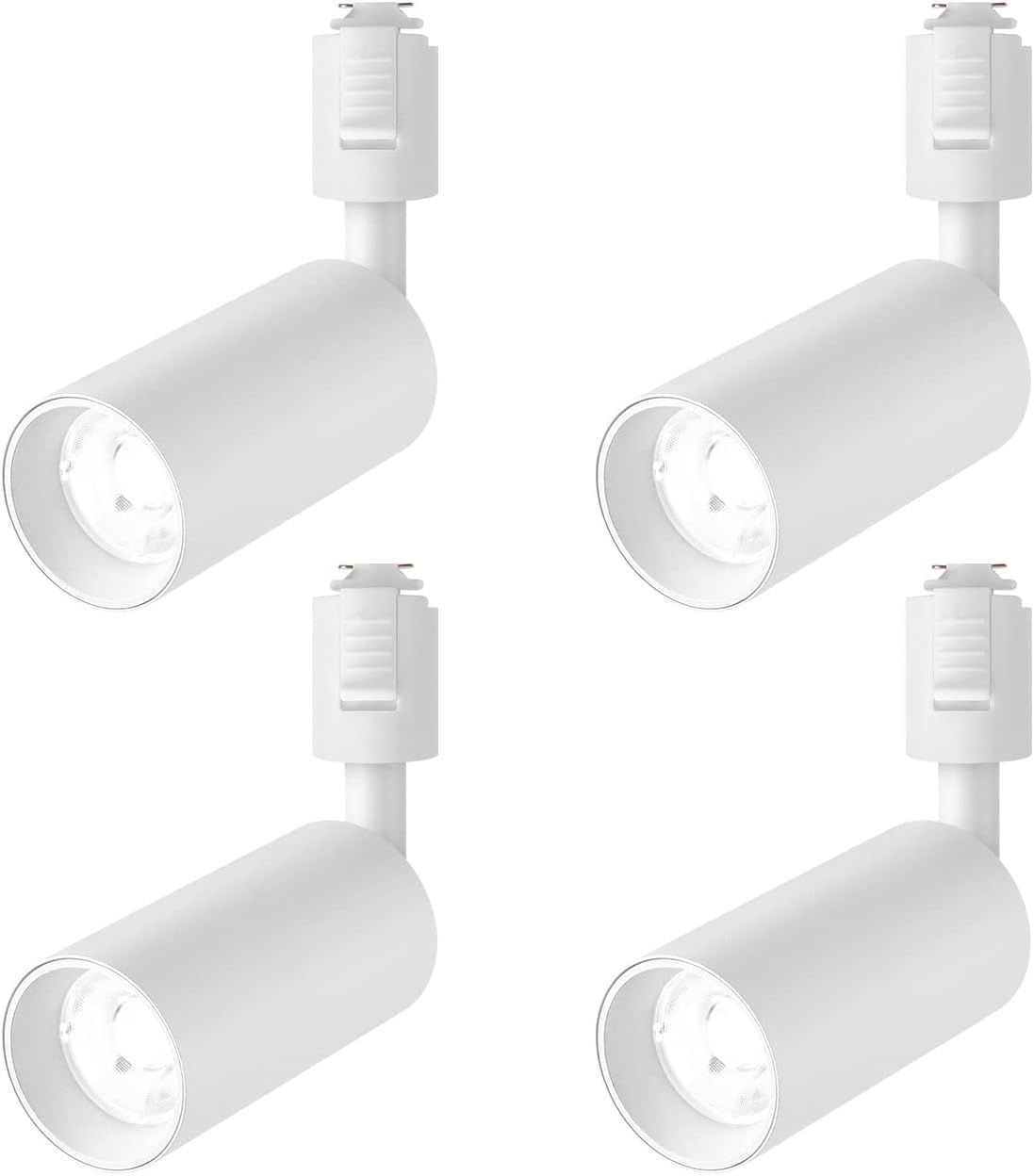 ダクトレール用 スポットライト ライティングレール用 消費電力10W（75W相当） 昼白色 5000K 大光量1000lm ライティングバー LED搭載 器具一体型 インテリア照明 取付簡単 ホワイト