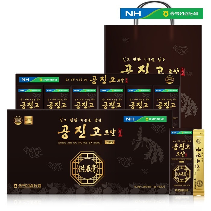 忠北人参農協 拱辰膏ロイヤルスティック 15g x 60包