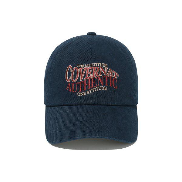 [コージーフィット] アートワークレタリングロゴボールキャップネイビー CO2507CA07NA