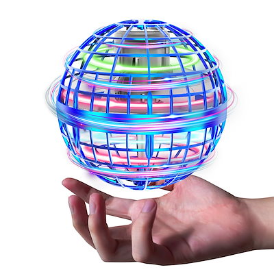 他サイト： Tikduckフライングボール ジャイロ飛行ライトボール おもちゃ ホバリング ブーメランスピナー RGBライト付き360回転USB充電式 屋外/屋内 子供 大人向けミニドローン 人気 誕生日 プレの商品画像