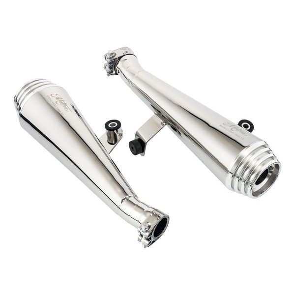 スリップオンマフラー SATURN V ポリッシュ Bonneville T100/T120 16-21 MTE160