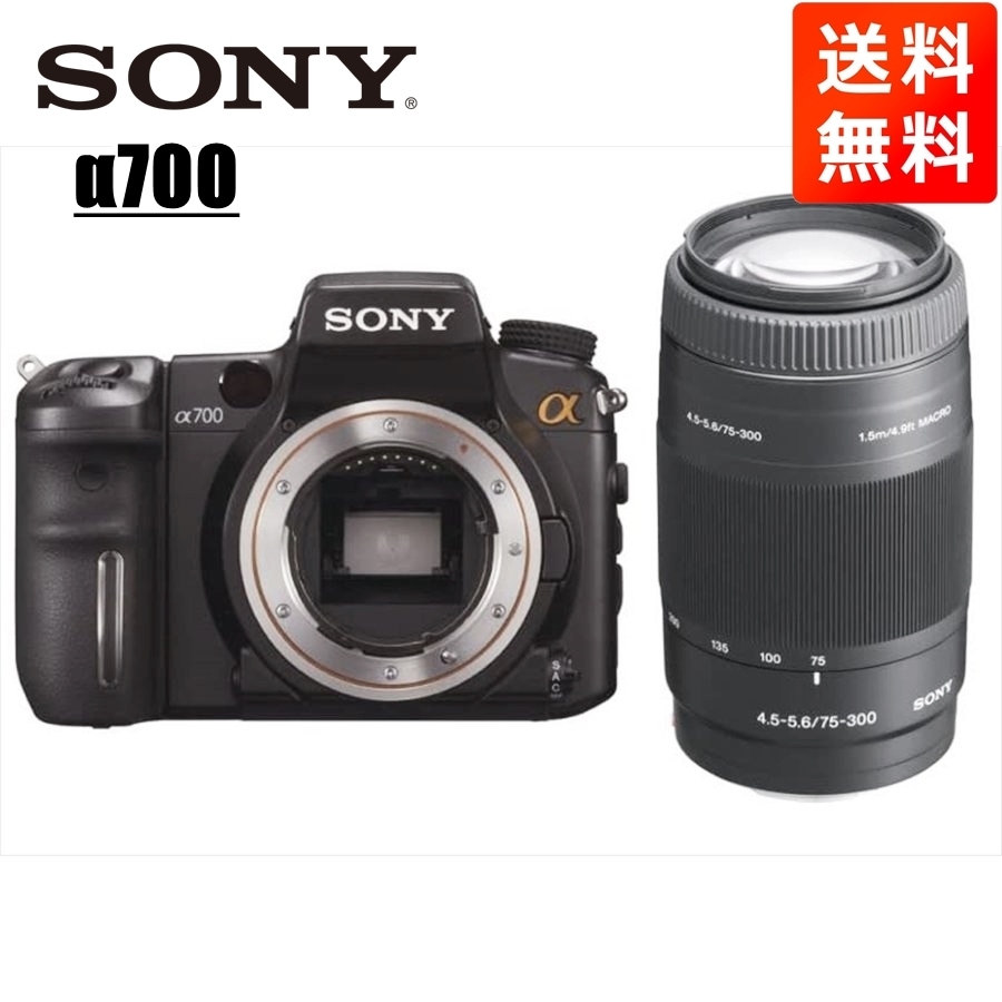 α700 75-300mm 望遠 レンズセット デジタル一眼レフ カメラ 中古