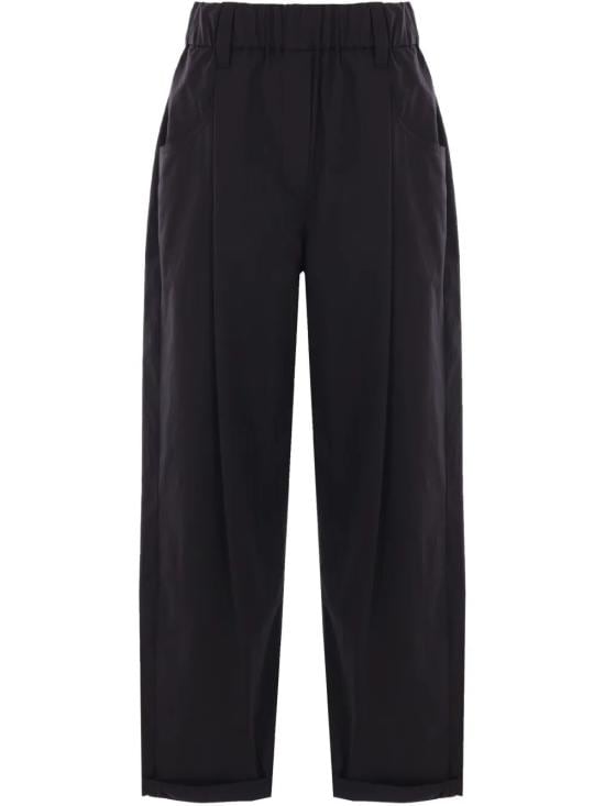 BRUNELLO CUCINELLI Women Tapered Pants M0H93P8907 C101 NERO