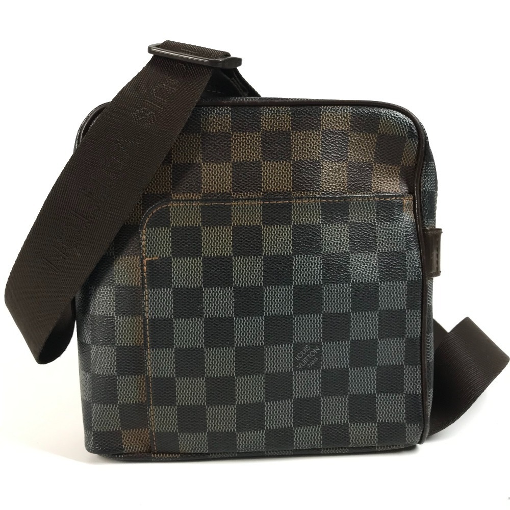 ショルダーバッグ N41442 オラフPM ダミエ ポシェット カバン 斜め掛け ダミエキャンバス エベヌ ブラウン