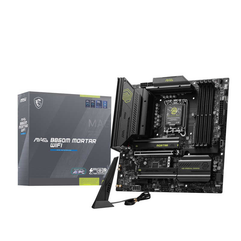 MSI　MAG B860M MORTAR WIFI ［MicroATX］　MAGB860MMORTARWIFI