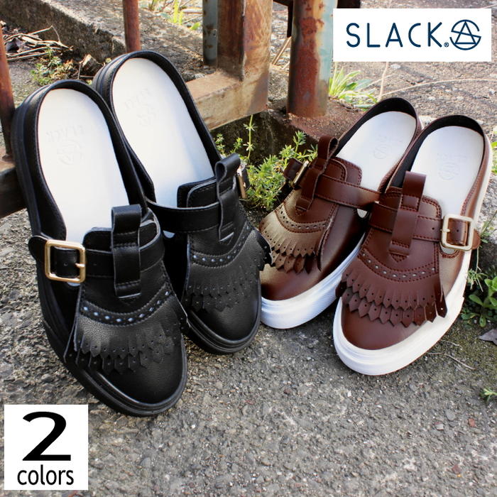 正規品 【残りわずか】スラック SLACK スニーカー メイビス MAVIS SL1569 ブラック/ブラック(003) ブラウン/ホワイト(654) 【FNOH】［A］