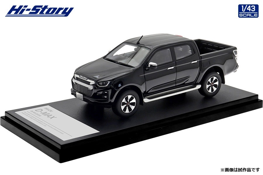 ハイストーリー 1/43 ISUZU D-MAX DL40 (2021) オニキスブラック【HS524BK】 ミニカー HS524BK イスズ D-MAX DL40 2021 ブラック