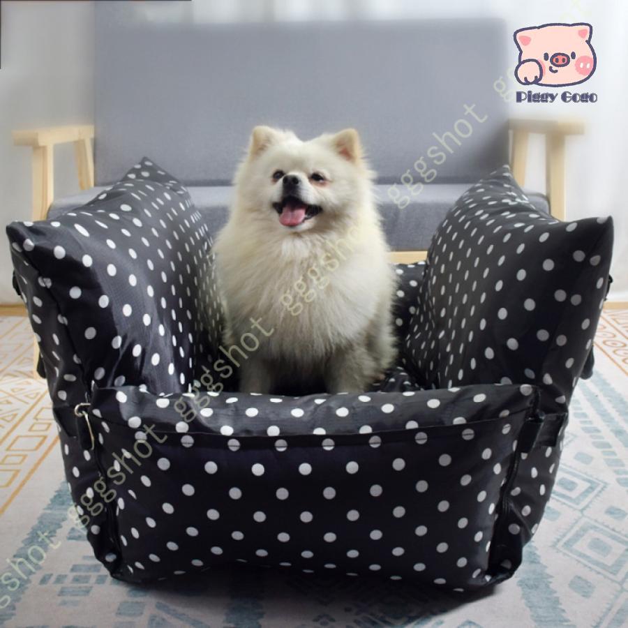 犬 車 ドライブボックス ドライブベッド ペット ベッド 車用 座席シート 飛び出し防止 酔わない 洗える 2way 小型犬 中型犬 車載用 カー用品 後部座席