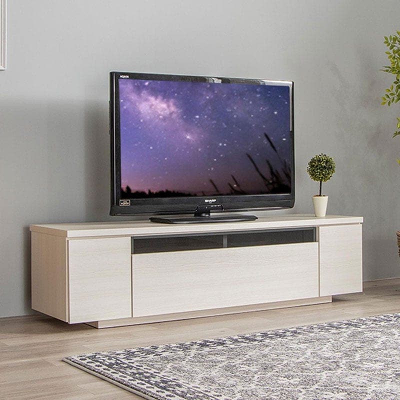 テレビボード ローボード 日本製 完成品 150 国産 テレビ台 大容量 収納 TV台 TVボード 棚 AV収納 テレビラック 最大64型 ウォルナット ナチュラル ホワイト ダークグレー