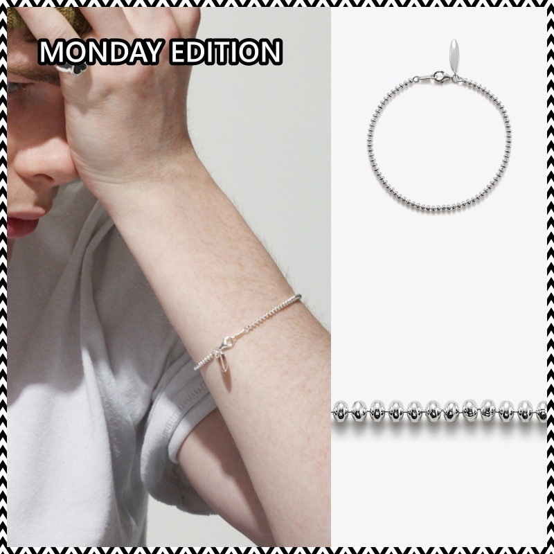 MONDAY EDITION 2.8 OVAL BEAD CHAIN BRACELET